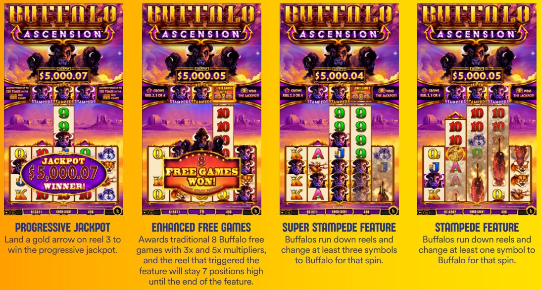 buffalo ascension slot machine